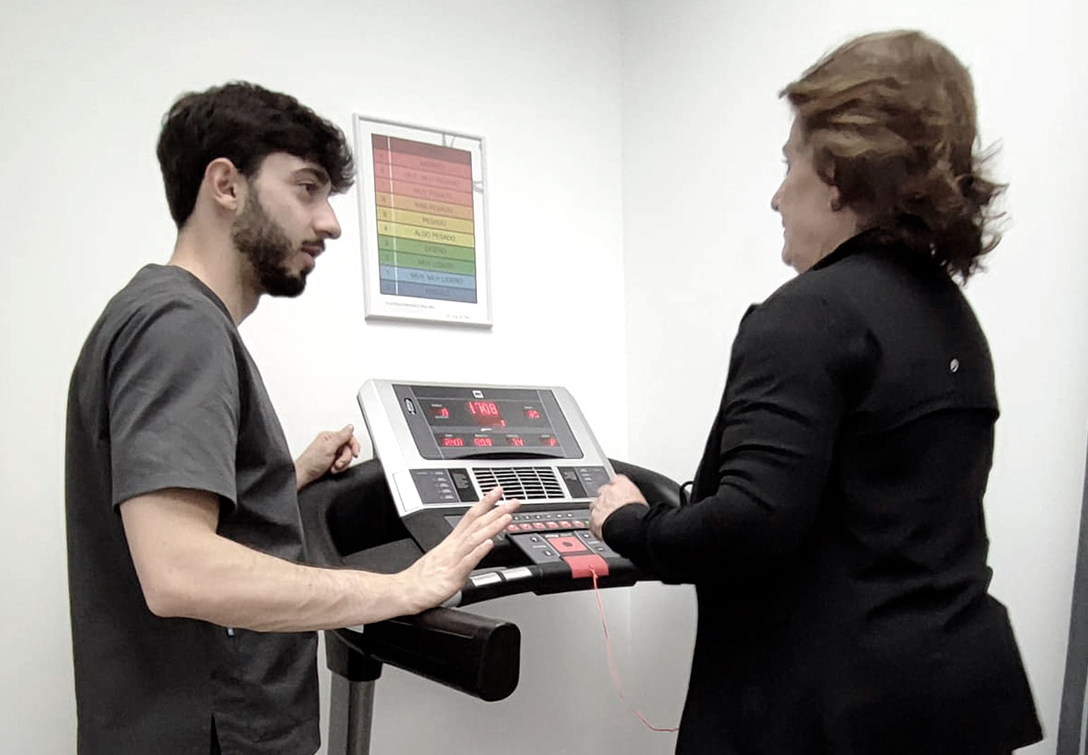 Prueba aeróbica. Chequeos médicos