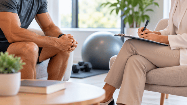 consulta de psiquiatría del deporte en Clínica SAMON, donde se ofrece atención psiquiátrica y psicoterapéutica orientada al bienestar emocional, la salud mental y las necesidades específicas de los deportistas.